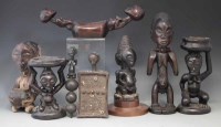 Lot 65 - Collection of Luba / Hemba items to include four