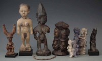 Lot 67 - Group of figures, to include a Yoruba Ibeji
