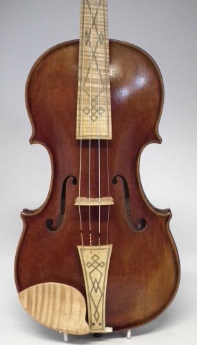 Lot 45 - Baroque violin by A.E. Fowler with case bow