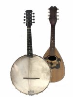 Lot 47 - Clifford Essex mandolin banjo or banjoun also one