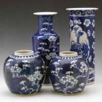 Lot 139 - Four items of Chinese blue and white