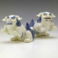 Lot 152 - Pair of Chinese Dogs of Fo