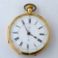 Lot 285 - 18ct gold pocket watch.