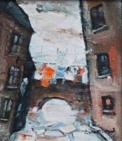 Lot 328 - William Turner, The Medlock, Charles Street, Manchester, oil.