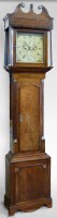 Lot 447 - Oak cased longcase clock by Benbow of Northwood.
