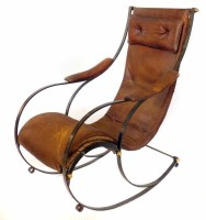 Lot 464 - Mid 19th century rocking chair by R.W. Winfield