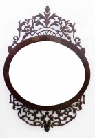 Lot 466 - Edwardian fretwork wall mirror