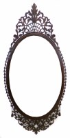 Lot 467 - Edwardian fretwork wall mirror
