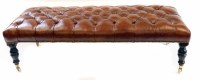 Lot 475 - Victorian deep buttoned upholstered foot stool