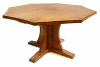Lot 513 - Mouseman dining table