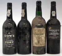 Lot 80 - Four bottles of assorted Port.
