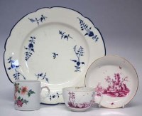 Lot 165 - Continental porcelain circa 1760 - 1780   to