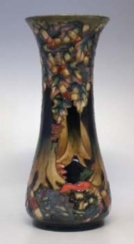 Lot 234 - Moorcroft New Forest series vase decorated with Knightwood pattern   limited edition of four only in each colourway