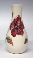Lot 238 - Moorcroft vase decorated with Hibiscus pattern