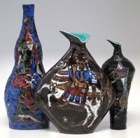 Lot 276 - Three Fantoni vases.