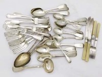Lot 295 - Collection of mixed silver cutlery.