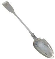 Lot 341 - Edinburgh silver gravy spoon.