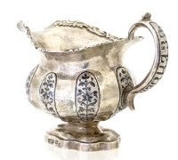 Lot 356 - Russian silver suace boat.