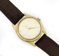 Lot 422 - Omega 9ct gold case wristwatch 1950's.