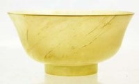 Lot 455 - Chinese jade bowl.