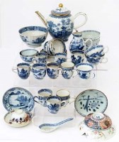 Lot 499 - Group of Chinese blue and white tea ware (approx. 35 items).