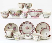 Lot 506 - Collection of Chinese famille rose tea ware (damage).