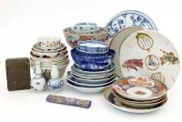 Lot 522 - Quantity of mixed oriental ceramics.