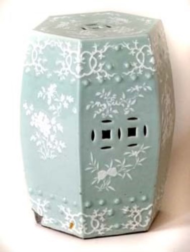 Lot 533 - Chinese celadon garden seat.