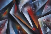 Lot 616 - David Wilde, Raider downed, Salford Docks Blitz, oil.