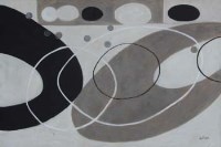 Lot 630 - Jens Kjaer, Abstract, oil.