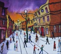 Lot 654 - Peter Chippendale, The York Hotel, oil.