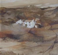 Lot 658 - Gill Levin, Welsh Cottage I, oil.