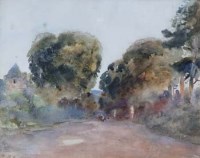 Lot 792 - Hercules Brabazon Brabazon, Near Oaklands, Sussex, watercolour.