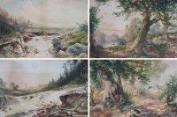 Lot 812 - C.H.C. Baldwyn, Rural views, watercolour (4).