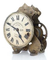 Lot 833 - Pitometer clock movement.