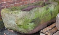 Lot 844 - Sandstone trough.