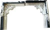 Lot 851 - Grey code stone neo gothic lintel