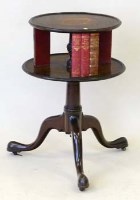 Lot 864 - 19th century two tier dumbwaiter.