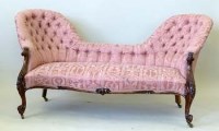 Lot 885 - Victorian couch