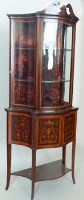 Lot 896 - Sheraton Revival display cabinet