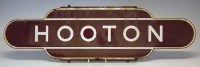 Lot 30 - Hooton Train Station sign.