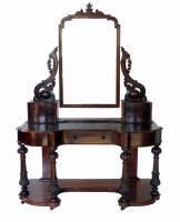 Lot 506 - Victorian mahogany dressing table