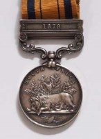 Lot 70 - 1879 South Africa Medal awarded to 1779 GUNR. W. MOSES. 7TH. BDE. R.A.