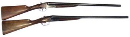 Lot 86 - Two double barrel side by side shotguns