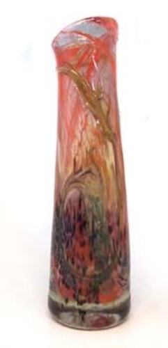 Lot 122 - Sam Herman glass vase.