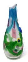 Lot 128 - Italian coloured glass vase possibly Ansolo Fuga.