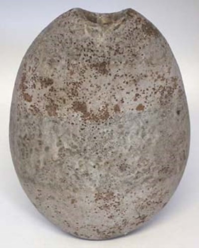 Lot 167 - Alan Wallwork vase small egg shape.