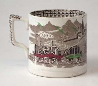 Lot 270 - Railway mug by Barker and Till Express