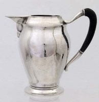 Lot 302 - Danish silver hot milk jug
