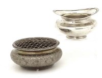 Lot 308 - Russian silver bowl and pot pourri